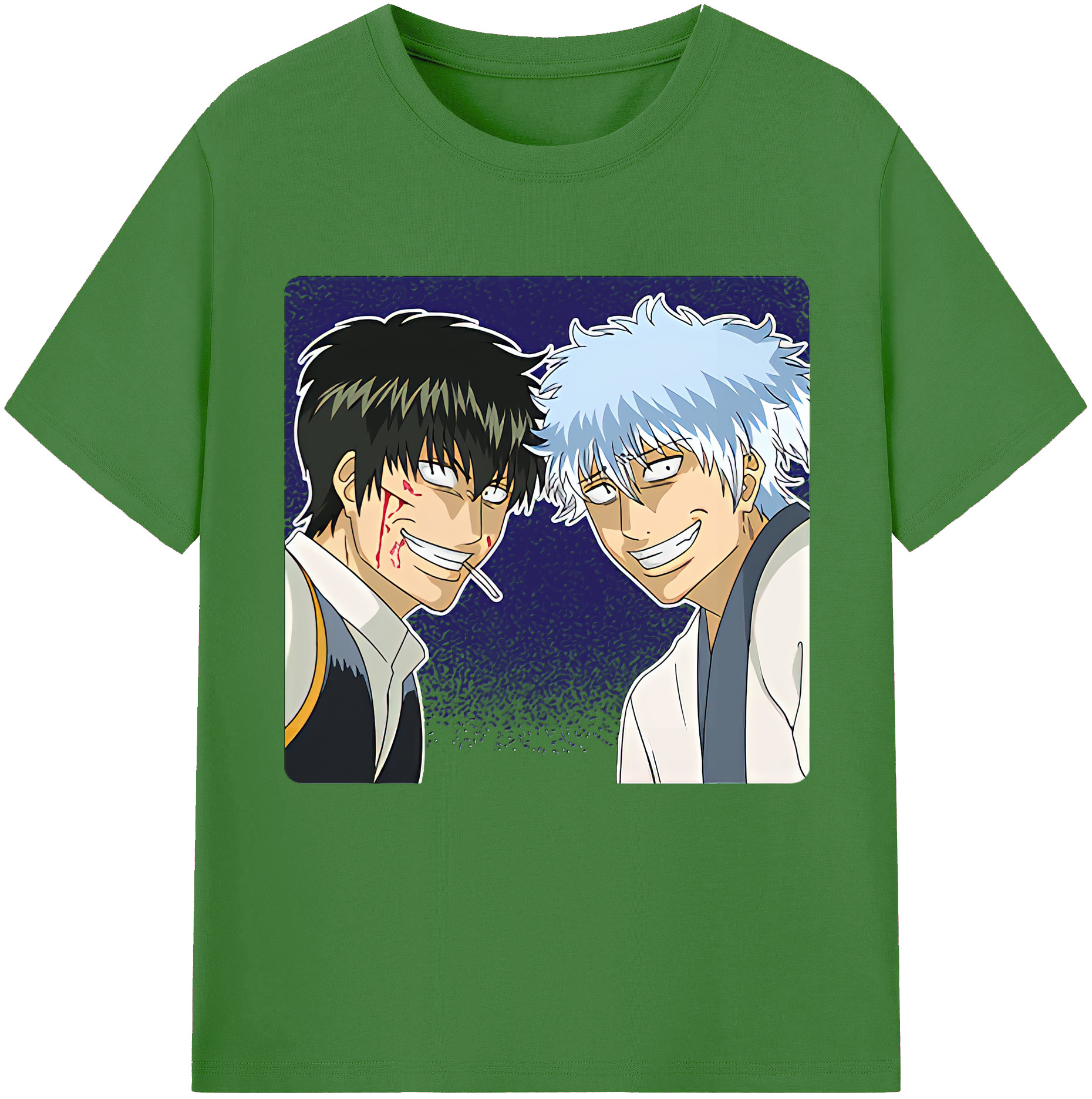 （画像用） ぎんたま 坂田銀時（さかたぎんとき） 神楽 志村新八（しむら しんぱち） GINTAMA Sakata Gintoki Kagura Shimura Shinpachi レディースカジュアルプリントTシャツ（綿100％）